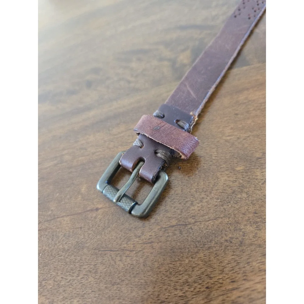 Liebeskind Belt LKB 207 Brown 90CM/35INCHES Thin Width Belt Studded Ladies